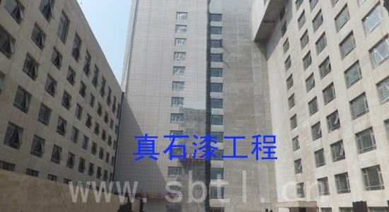 沈阳真石漆施工工程案例 沈阳凤凰国际大厦